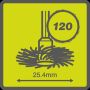 Ryobi detalje-slibebørste RAR204 25,4 mm