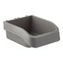 Elfa lav opbevaringsboks mat grå