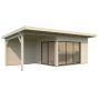 Palmako udestue Andrea Slide Plus ubehandlet 11,2+7,9 m²