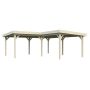 Palmako pavillon Lenna ubehandlet 24,9 m²