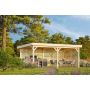 Palmako pavillon Lenna Connect 309 ubehandlet 16,6 m²