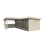 Palmako udestue Lenna Connect 422 ubehandlet 24,9 m²