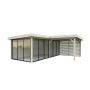 Palmako udestue Lenna Connect 414 ubehandlet 24,9 m²
