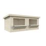 Palmako kiosk Lenna Connect 311 ubehandlet 16,6 m²