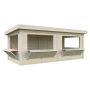 Palmako kiosk Lenna Connect 312 ubehandlet 16,6 m²