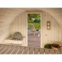 Palmako saunatønde Anita ubehandlet 0,9 m² u/saunaovn 