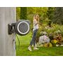 Gardena batteridrevet vægslangeboks PowerRoll hvid XXL 40 m inkl. batteri og oplader