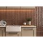 Vægflise Eleganza brun terracotta 7,5x30x1 cm 0,59 m²