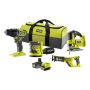 Ryobi One+ kombisæt RCK184-150S m/batteri & lader
