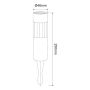 Globo solcelle spydlampe LED 3,2 V 4-pak