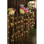 Globo solcelle lyskæde 150 cm 120 LED