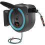 Gardena batteridrevet vægslangeboks PowerRoll turkis XXL 40 m sæt m/batteri & lader