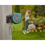 Gardena batteridrevet vægslangeboks PowerRoll turkis XXL 40 m sæt m/batteri & lader