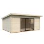 Palmako udestue Lea Slide Plus ubehandlet 19,4 m²