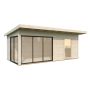 Palmako udestue Andrea Slide Plus ubehandlet 17,1 m²