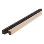 Afslutningsliste til akustikpanel lys eg 22x25x3000 mm 2 stk