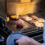 Traeger stegeplade vendbar støbejern L/XL 