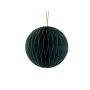 Julepynt ornament rund grøn Ø10 cm 2 stk. 