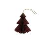 Julepynt ornament juletræ grøn H10 cm 2 stk.