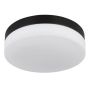 Globo Vranos ude plafond Ø24cm 2XE27 IP44 sort