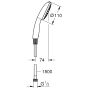 Grohe håndbruser Vitalio 110 8,5 l