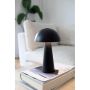 Markslöjd dæmpbar genopladelig bordlampe Fungi sort