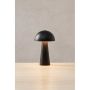 Markslöjd dæmpbar genopladelig bordlampe Fungi sort