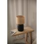 Markslöjd bordlampe Montagna E14 H32 cm sort/natur