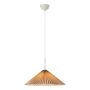Markslöjd pendel Plisado beige E27 Ø50 cm