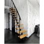 Atrium mini Plus trappe sort 222-300 cm