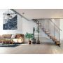 Atrium vangtrappe Dixi grå 222-300 cm