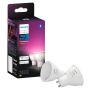 Philips Hue White Color Ambiance spotpære GU10 2-pak