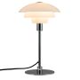 Dyberg Larsen bordlampe Morph opal/krom E14 H35 cm