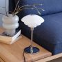 Dyberg Larsen bordlampe Morph opal/krom E14 H35 cm