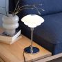 Dyberg Larsen bordlampe Morph opal/krom E14 H35 cm