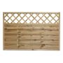 Nordic Fence tæthegn m/lige espalier Solid 180x120 cm 