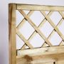 Nordic Fence tæthegn m/lige espalier Solid 180x120 cm 