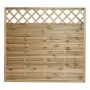 Nordic Fence tæthegn m/lige espalier Solid 180x165 cm 