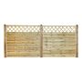 Nordic Fence tæthegn m/lige espalier Solid 180x165 cm 