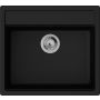 Hansgrohe vask nedfældet m/automatisk afløbssæt sort 57x51 cm