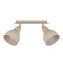 Eglo Arrecife spotskinne 2xE27 sand/natur 