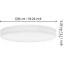 Eglo Castagneto loftlampe LED IP54 hvid Ø26 cm