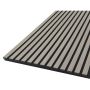 Akustikpanel Quanti grå eg 2440x520x18 mm