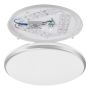 Eglo LED-plafond Margidore hvid/sølv 2250 lm Ø34 cm