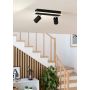 Eglo Rimbocchi spotskinne LED 12W sort 34 cm