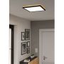 Eglo Rovito-R LED-loftlampe sort IP44 dæmpbar 39x39 cm m/fjernbetjening
