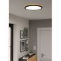 Eglo Rovito-R LED-loftlampe sort IP44 dæmpbar Ø39 cm m/fjernbetjening