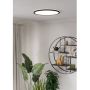 Eglo Rovito-R LED-loftlampe sort IP44 dæmpbar Ø50 cm m/fjernbetjening
