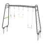 Exit Toys GetSet monkeybar MB310 legestativ stål grå 379x248x115 cm