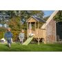 Exit Toys legehus Panorama 300 med rutsjebane træ 2,7 m²